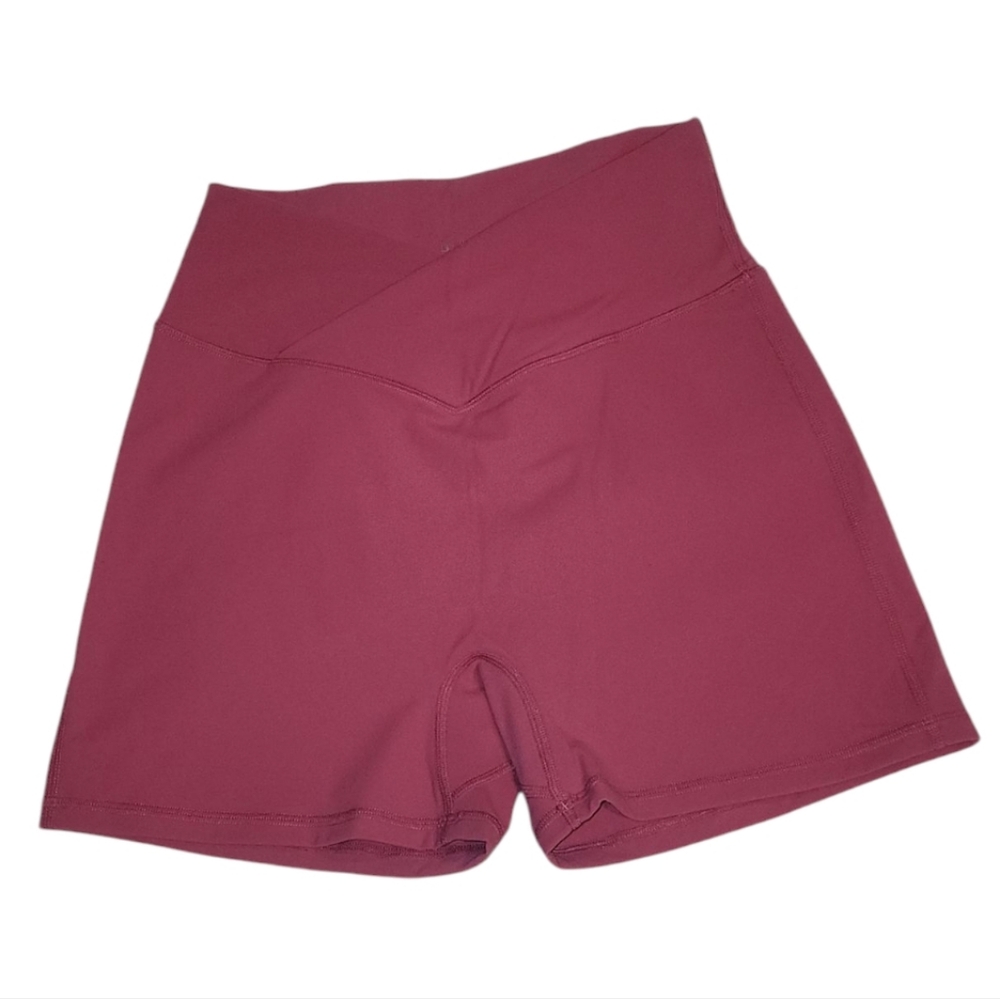 Women's High-Waisted Pink Shorts